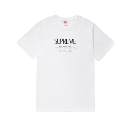 White Supreme Unisex Anno Domini T-Shirt