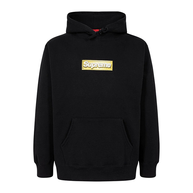 Black Supreme Unisex Box Logo Hoodie